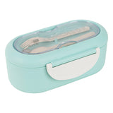 Śniadaniówka z przegródkami i sztućcami Kite K26-185-2, 1000 ml, minty