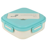 Śniadaniówka z przegródkami i sztućcami Kite K26-186-2, 1100 ml, miętowo-beżowy