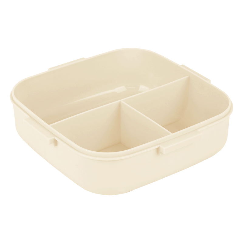 Śniadaniówka z przegródkami i sztućcami Kite K26-186-3, 1100 ml, fioletowo-beżowy
