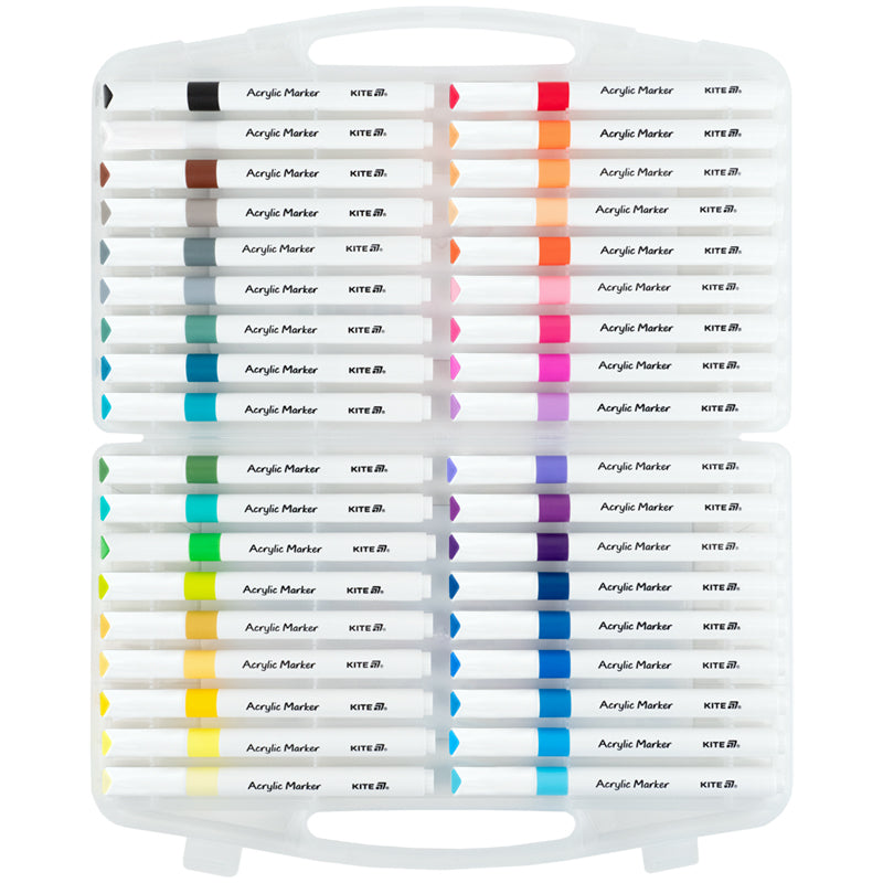 Akrylowe markery Jumbo Kite Creative K-1292, 36 szt.