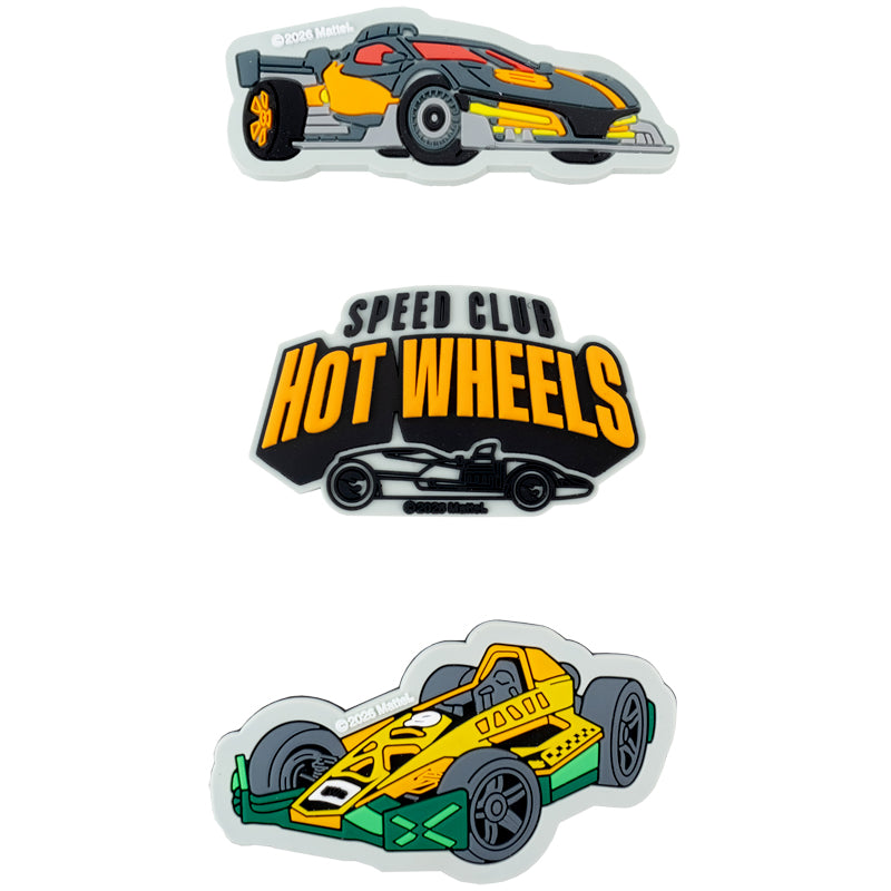 Zestaw plakietek na rzep Kite Hot Wheels HW26-3012, 3 szt.