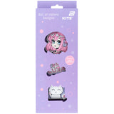 Набір бейджів на липучці Kite K26-3012-1, 3 шт.