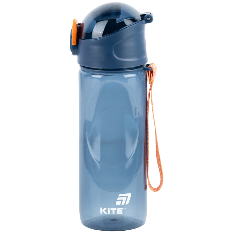 Пляшечка для води Kite K26-400-4, 530 мл, темно-сіра