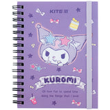 Блокнот на спіралі Kite Kuromi HK24-229, А6, 80 аркушів, клітинка