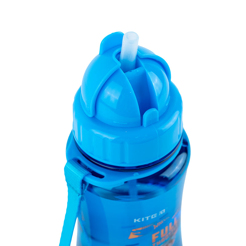 Пляшечка для води Kite Hot Wheels HW24-399, 350 мл, синя