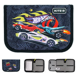 Пенал без наповнення Kite Hot Wheels HW24-621, 1 відділення, 1 відворот