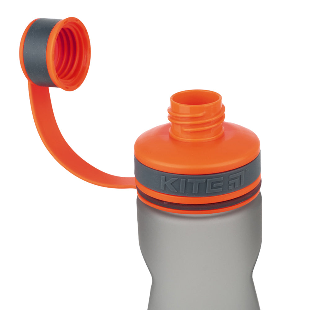 Butelka na wodę Kite K21-398-01, 700 ml, szaro-pomarańczowa