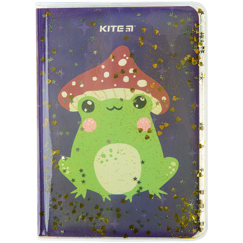 Notatnik miękka Kite Frog K22-231-1 silikonowa oprawa, А6, 80 kartek, kratka