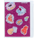 Блокнот Kite Pink cats K22-462-1, 80 аркушів, клітинка, силіконова обкладинка