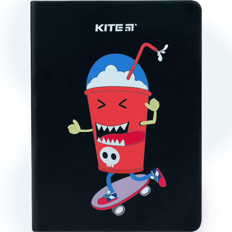 Notatnik Kite Black skate K22-464-4 twarda oprawa, В6, 96 kartek
