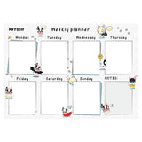 Planer ścienny na tydzień Kite Funny dogs K22-471-3, А4
