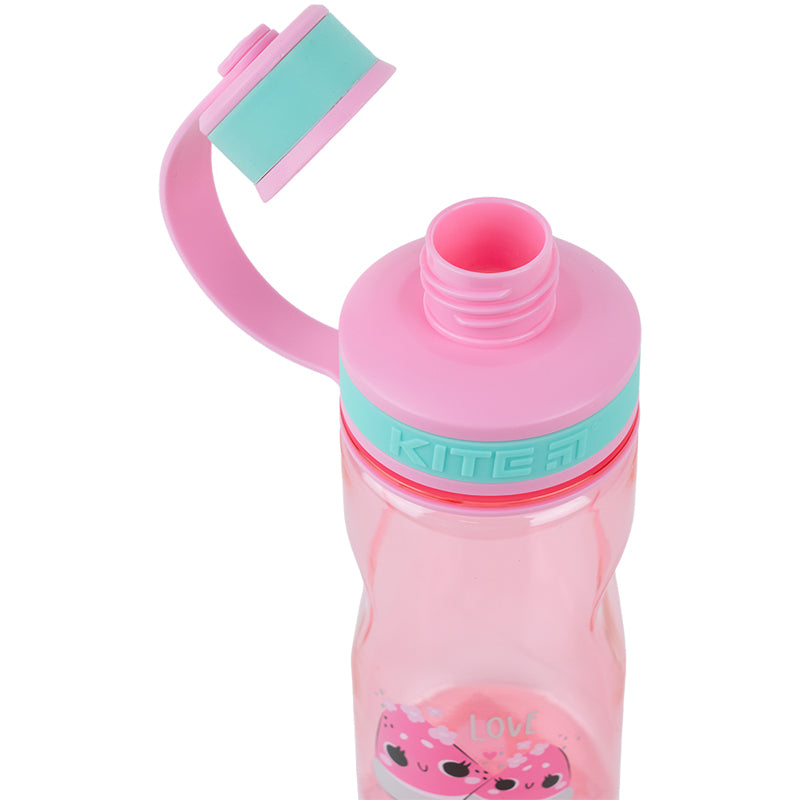 Пляшечка для води Kite Love K23-397-1, 500 мл, рожева