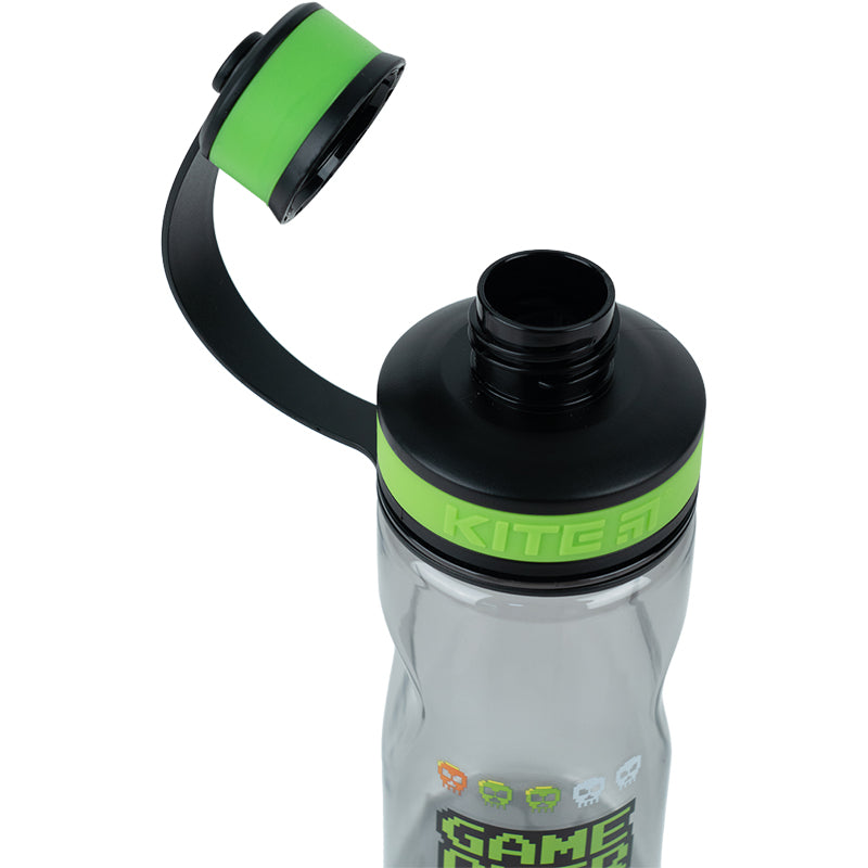 Butelka na wodę Kite Game over K23-397-2, 500 ml, szara
