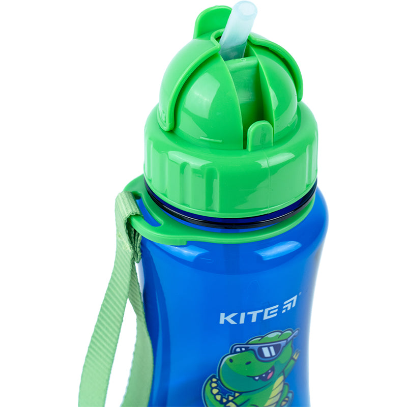 Butelka na wodę Kite Dino K23-399-2, 350 ml, błękitna