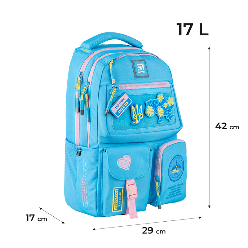 Plecak Kite Education teens Be Ukraine K24-2587M-6