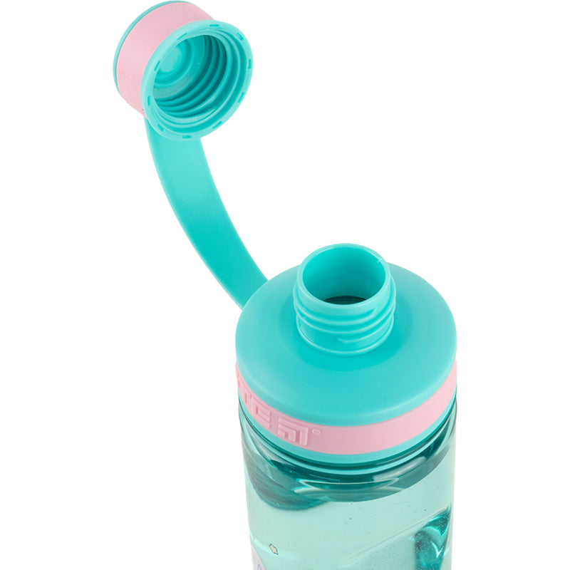 Пляшечка для води Kite Rainbow Catcorn K24-397-2, 500 мл, бірюзова