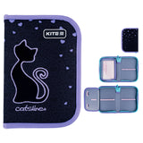 Пенал без наповнення Kite Catsline K24-621-3, 1 відділення, 1 відворот