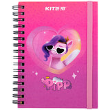 Блокнот на спіралі Kite My Little Pony LP24-229, А6, 80 аркушів, клітинка