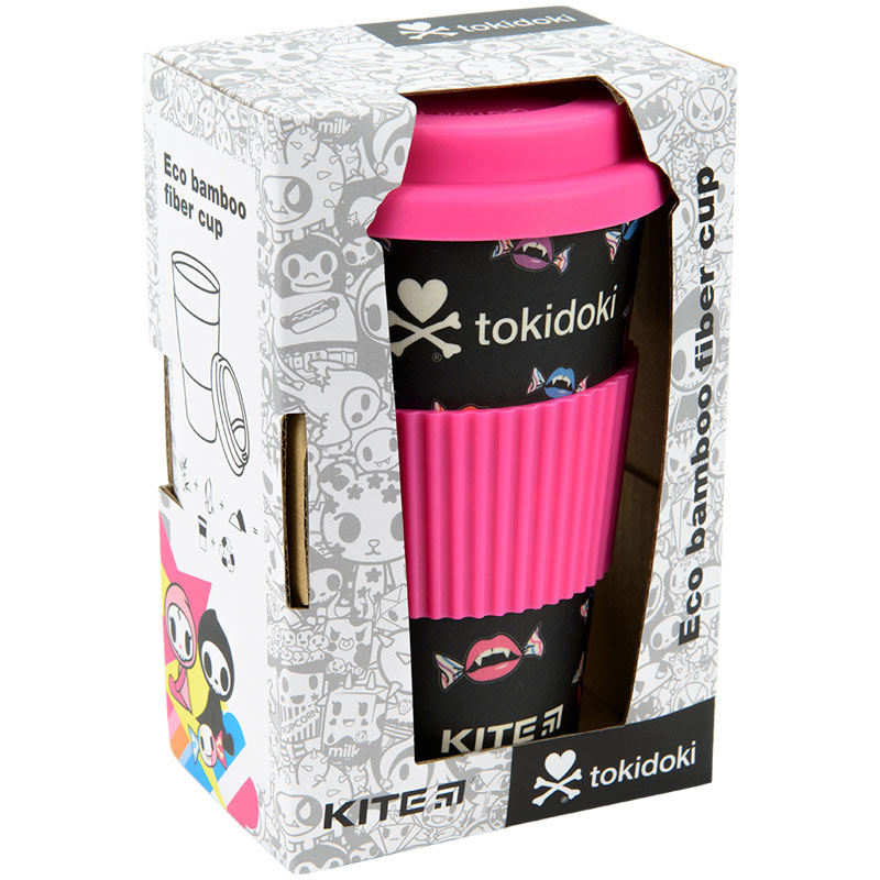 Стакан з бамбука у коробці Kite tokidoki TK22-311, 440 мл